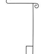 Garden Flag Stand