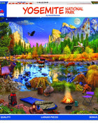 Yosemite National Park - 1000 Piece Puzzle Larger Pieces