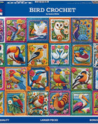 Bird Crochet - 1000 Piece Puzzle Larger Pieces