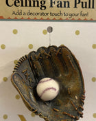 Ceiling Fan Pull - Baseball Glove & Ball