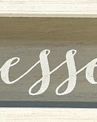 Decorative sign - Blessed