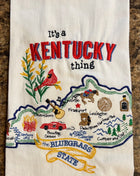 It’s A State Thing Kentucky Embroidered Flour Sack Towel