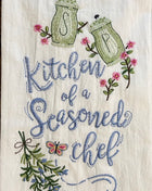 Kitchen Of A Seasoned Chef Flour Sack Towel