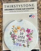 Ceramic Car Coasters - Do Good Things