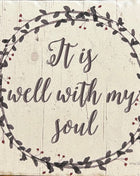Square Coaster - It Is Well With My Soul