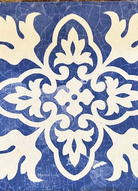 Square Drink Coaster - Indigo 1
