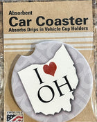 Car Coaster - I Love OH