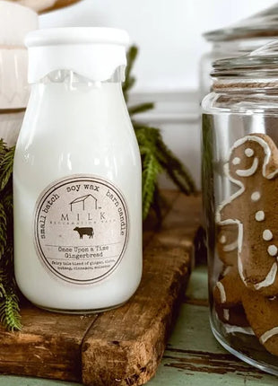 Milk Bottle Candle Once Upon A Time Gingerbread