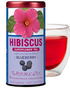 The Republic of Tea Organic Hibiscus Blueberry Superflower Tea