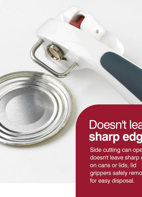 Zyliss Safe Edge Can Opener side cutting design