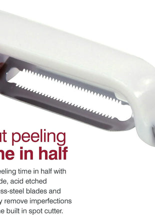 Zyliss SmoothGlide peeler set with straight julienne and soft skin peelers