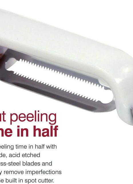 Zyliss SmoothGlide peeler set with straight julienne and soft skin peelers