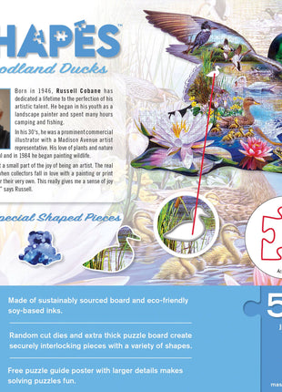 Shapes - Woodland Ducks 500 Piece Puzzle