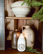 Milk Bottle Candle 1768 Balsam Fir
