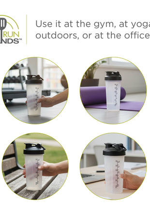 Fox Run Clear Blender Bottler, 20 oz Shaker Bottle