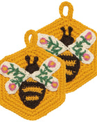 Bee Garden Crochet Sponges Set of 2