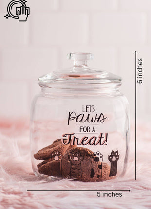 "Let's Paws..." Pet Treat Canister