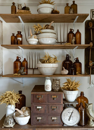 Milk Bottle Candle Harvest Comfort