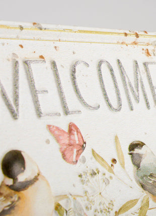 Chickadee Welcome Wall Decor