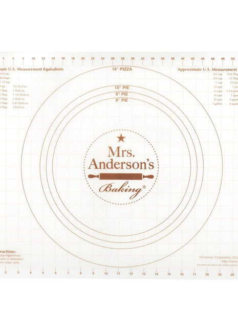 Mrs. Anderson's Baking Non-Slip Pastry Rolling Mat