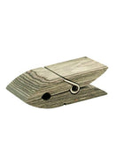 4-inch black pakka wood bag clip