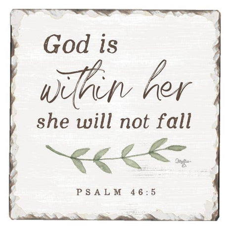 Within Her Stone Tile Coaster