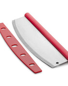 Fantes Cousin Luca's Rocking Pizza Cutter With Blade Guard