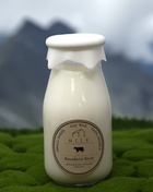Milk Bottle Candle Mountain Rain