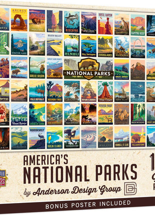 National Parks by Anderson Design Group 1000 Piece Puzzle