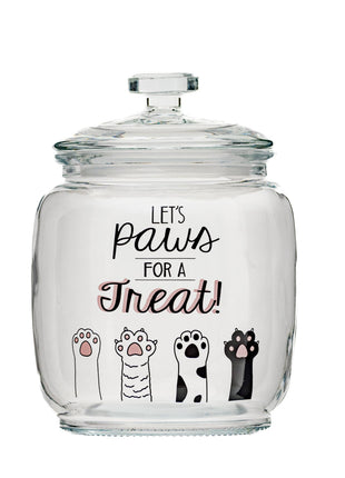 "Let's Paws..." Pet Treat Canister