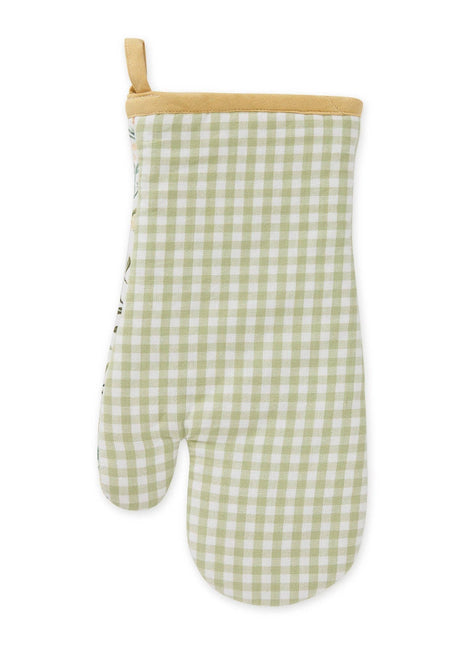 Honey Bee Meadow Printed Oven Mitt