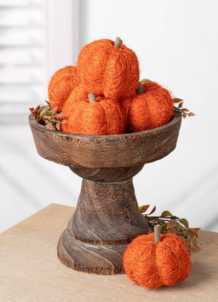 Orange Sisal Pumpkin