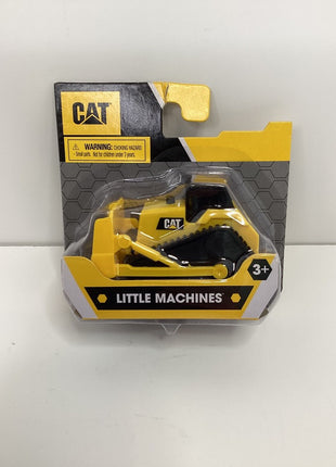 CAT Little Machines yellow mini bulldozer toy in retail packaging, item 82243