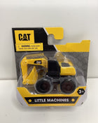 CAT Little Machines yellow mini excavator toy in retail packaging