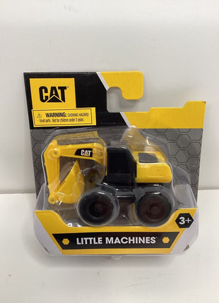 CAT Little Machines yellow mini excavator toy in retail packaging