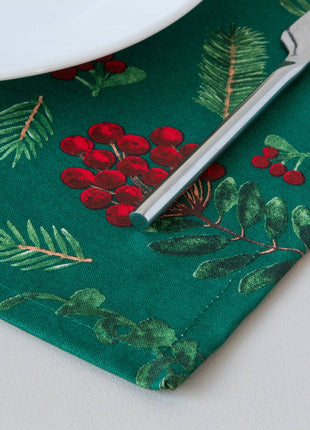 Winterberry Christmas Placemat