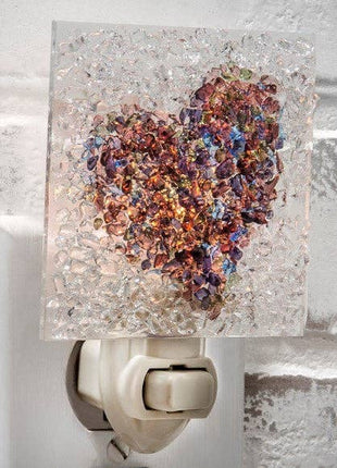 Stained Glass Heart Night Light | J Devlin Handmade