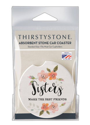Sisters Stone Car Coaster, Single Pack