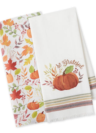 Grateful Harvest Dishtowel Set of 2