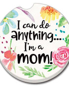 I'm A Mom Absorbent Stone Car Coaster 1 Pk
