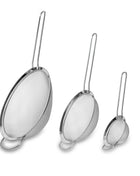Fox Run Fine Mesh Strainer Set, 3 Piece
