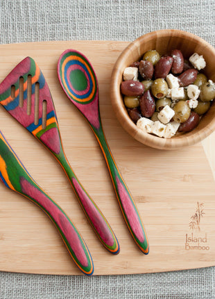 8" Rainbow Pakka Mini Slotted Spatula