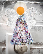 Angel Night Light, Stained Glass Art | Multi-Color J Devlin