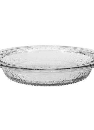 Anchor Hocking Laurel Embossed Pie Dish, 9.5"