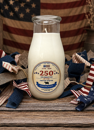 Limited Edition - USA 250th Anniversary Milk Bottle Candles