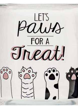 "Let's Paws..." Pet Treat Canister