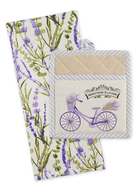 Provence Lavender Potholder Gift Set