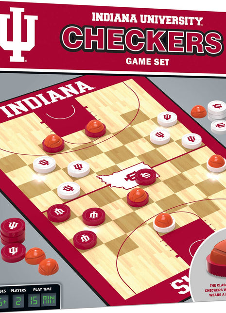 Indiana Hoosiers Checkers Board Game