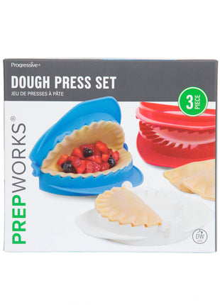 Progressive Dough Press Set, 3 Sizes, For Dumplings & Pies