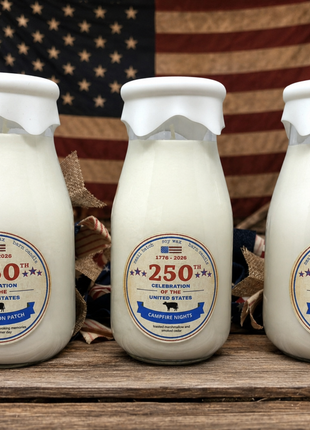 Limited Edition - USA 250th Anniversary Milk Bottle Candles